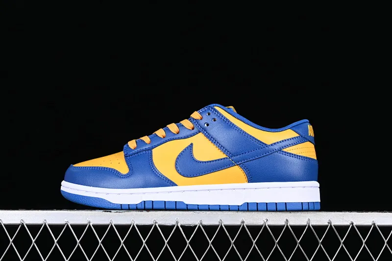 All categories Nk SB Dunk series Nk SB Dunk Low low-top sneakers Nk Dunk SB Low blue and yellow color matching SB smashed backboard fashion casual sneakers DD1391-402